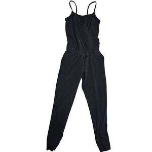 Nancy Rose Performance Black Pima Cotton Jumpsuit Women's‎ 6 Athleisure Lounge